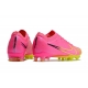Nike Air Zoom Mercurial Vapor 15 Elite AG Pink Yellow Football Boots