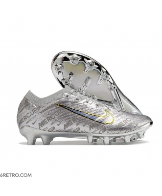 Nike Air Zoom Mercurial Vapor 15 Elite AG Silver Gold Football Boots