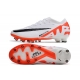 Nike Air Zoom Mercurial Vapor 15 Elite AG White Bright Crimson Black Football Boots