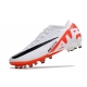 Nike Air Zoom Mercurial Vapor 15 Elite AG White Bright Crimson Black Football Boots