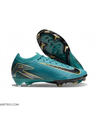 Nike Air Zoom Mercurial Vapor 16 Elite Firm Ground Cyan Black Gold Football Boots