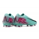 Nike Air Zoom Mercurial Vapor 16 Elite Firm Ground Cyan Black Pink Football Boots