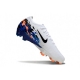 Nike Air Zoom Mercurial Vapor 16 Elite Firm Ground White Black Blue Football Boots