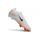Nike Air Zoom Mercurial Vapor 16 Elite Firm Ground White Black Orange Football Boots