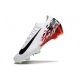 Nike Air Zoom Mercurial Vapor 16 Elite Firm Ground White Black Red Football Boots