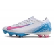 Nike Air Zoom Mercurial Vapor 16 Elite Firm Ground White Blue Pink Football Boots