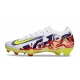 Nike Air Zoom Mercurial Vapor 16 Elite Firm Ground White Yellow Purple Red Football Boots