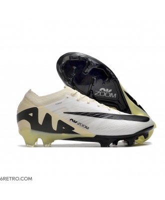 Nike Air Zoom Mercurial Vapor XV Elite Firm Ground Beige White Black Football Boots