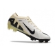 Nike Air Zoom Mercurial Vapor XV Elite Firm Ground Beige White Black Football Boots