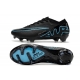 Nike Air Zoom Mercurial Vapor XV Elite Firm Ground Black Blue Football Boots Nike Air Zoom Mercurial Vapor XV Elite Firm Ground Black Blue Football Boots