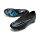 Nike Air Zoom Mercurial Vapor XV Elite Firm Ground Black Blue Football Boots Nike Air Zoom Mercurial Vapor XV Elite Firm Ground Black Blue Football Boots