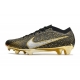 Nike Air Zoom Mercurial Vapor XV Elite Firm Ground Black Gold Silver Football Boots