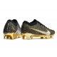 Nike Air Zoom Mercurial Vapor XV Elite Firm Ground Black Gold Silver Football Boots