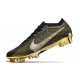 Nike Air Zoom Mercurial Vapor XV Elite Firm Ground Black Gold Silver Football Boots