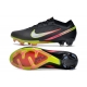 Nike Air Zoom Mercurial Vapor XV Elite Firm Ground Black Silver Football Boots