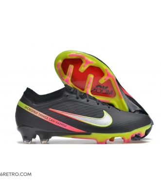 Nike Air Zoom Mercurial Vapor XV Elite Firm Ground Black Silver Football Boots