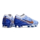Nike Air Zoom Mercurial Vapor XV Elite Firm Ground Lucent Pack White Blue Gold Football Boots