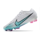 Nike Air Zoom Mercurial Vapor XV Elite Firm Ground White Baltic Blue Pink Blast Indigo Haze Football Boots