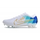 Nike Air Zoom Mercurial Vapor XV Elite Firm Ground White Blue Gold Football Boots