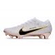 Nike Air Zoom Mercurial Vapor XV Elite Firm Ground White Gold Black Football Boots