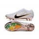 Nike Air Zoom Mercurial Vapor XV Elite Firm Ground White Gold Black Football Boots