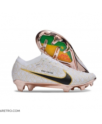 Nike Air Zoom Mercurial Vapor XV Elite Firm Ground White Gold Black Football Boots