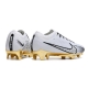 Nike Air Zoom Mercurial Vapor XV Elite Firm Ground White Gold Football Boots