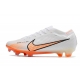 Nike Air Zoom Mercurial Vapor XV Elite Firm Ground White Orange Football Boots