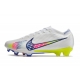 Nike Air Zoom Mercurial Vapor XV Elite Firm Ground White Pink Blue Football Boots