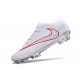 Nike Air Zoom Mercurial Vapor XV Elite Firm Ground White Red Football Boots