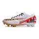 Nike Air Zoom Mercurial Vapor XV Elite Firm Ground White Red Gold Football Boots