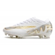 Nike Air Zoom Mercurial Vapor XV Elite Firm Ground Whtie Gold Silver Football Boots