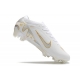 Nike Air Zoom Mercurial Vapor XV Elite Firm Ground Whtie Gold Silver Football Boots