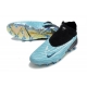 Nike Gripknit Phantom GX Elite Dynamic Fit Fusion Firm Ground Black Blue Football Boots