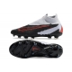 Nike Gripknit Phantom GX Elite Dynamic Fit Fusion Firm Ground Black Grey Red Football Boots
