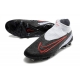 Nike Gripknit Phantom GX Elite Dynamic Fit Fusion Firm Ground Black Grey Red Football Boots