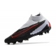 Nike Gripknit Phantom GX Elite Dynamic Fit Fusion Firm Ground Black Grey Red Football Boots