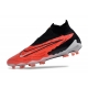 Nike Gripknit Phantom GX Elite Dynamic Fit Fusion Firm Ground Bright Crimson Black White Football Boots