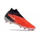 Nike Gripknit Phantom GX Elite Dynamic Fit Fusion Firm Ground Bright Crimson Black White Football Boots