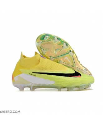 Nike Gripknit Phantom GX Elite Dynamic Fit Fusion Firm Ground Green Yellow Black Football Boots