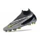 Nike Gripknit Phantom GX Elite Dynamic Fit Fusion Firm Ground Grey Green Football Boots