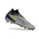 Nike Gripknit Phantom GX Elite Dynamic Fit Fusion Firm Ground Grey Green Football Boots