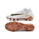 Nike Gripknit Phantom GX Elite Dynamic Fit Fusion Firm Ground White Gold Football Boots