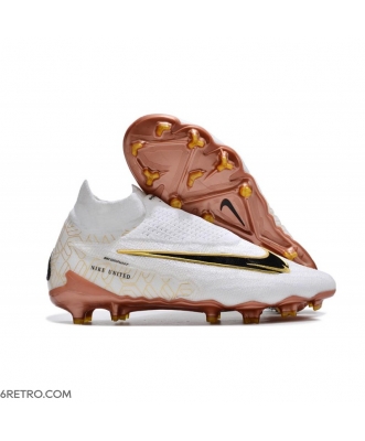 Nike Gripknit Phantom GX Elite Dynamic Fit Fusion Firm Ground White Gold Football Boots