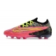 Nike Gripknit Phantom GX Elite Firm Ground Black Pink Yellow Football Boots