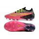 Nike Gripknit Phantom GX Elite Firm Ground Black Pink Yellow Football Boots