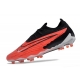 Nike Gripknit Phantom GX Elite Firm Ground Bright Crimson Black White Football Boots