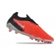 Nike Gripknit Phantom GX Elite Firm Ground Bright Crimson Black White Football Boots
