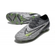 Nike Gripknit Phantom GX Elite Firm Ground Grey Black Football Boots