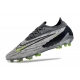 Nike Gripknit Phantom GX Elite Firm Ground Grey Black Football Boots